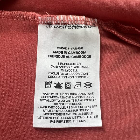 Nike Women Dri-FIT Salmon One Luxe Standard Fit Tank Racerback Top DD0615-655 M - Picture 6 of 8